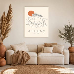 Athens Acropolis Minimalist image 6