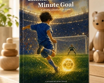 Personalized Soccer Book With Your Child's Name | Custom Football Match Adventure Story | Illustrated Sports Keepsake Gift