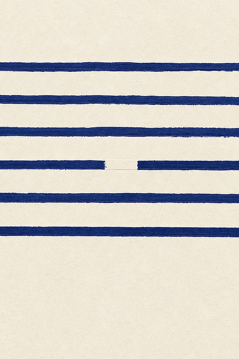 Lines | Abstract Wall Art | Modern Gallery Poster | Minimalist Print | Printed & Shipped image 3