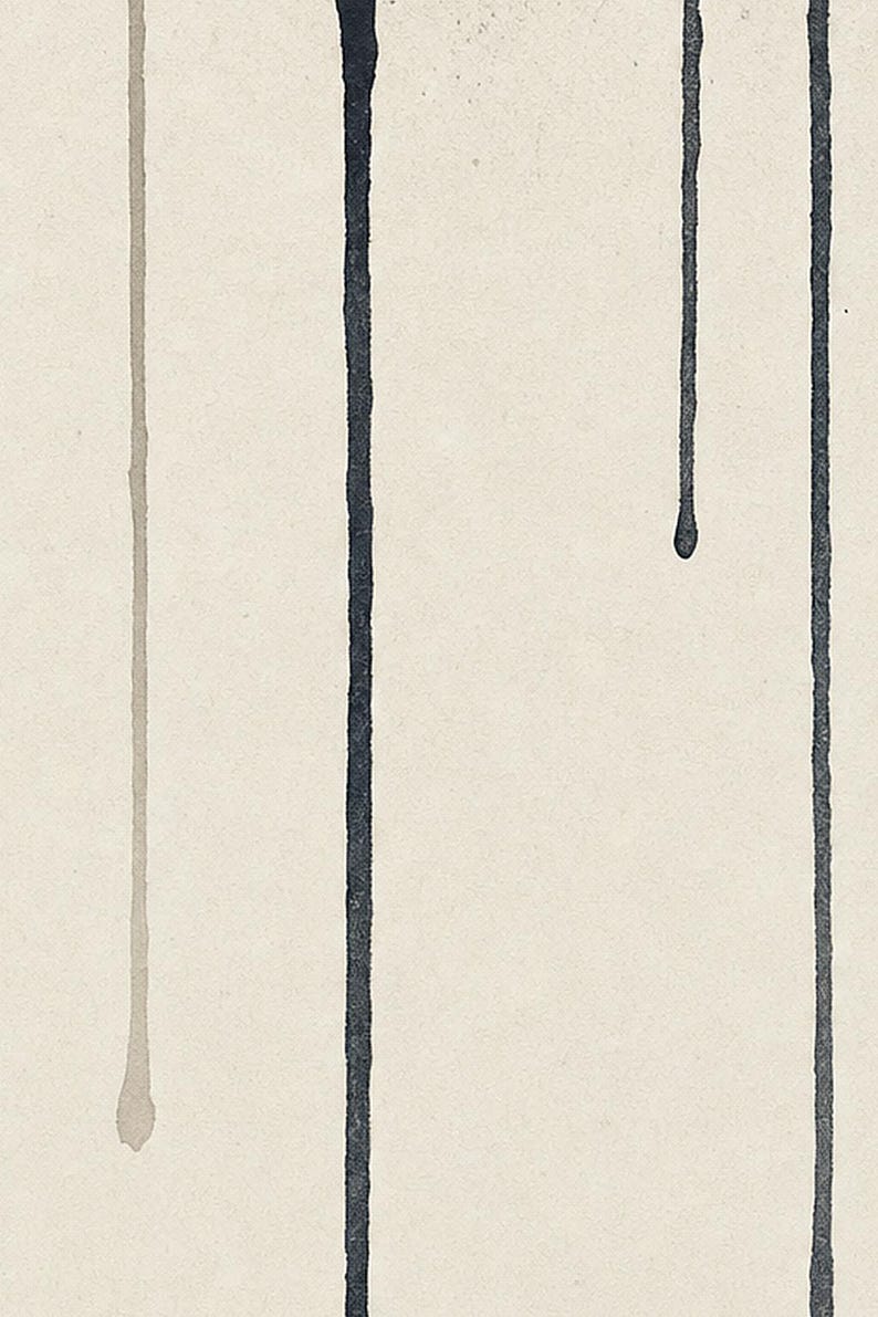 Runs | Abstract Wall Art | Modern Gallery Poster | Minimalist Print | Printed & Shipped image 3