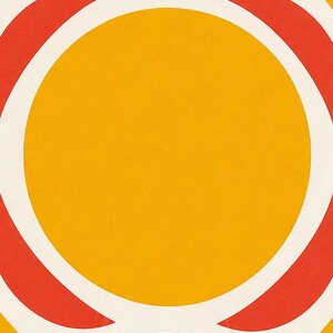 Póster abstracto de exposición solar, impresión artística de pared | Impresión de papel cortado de mediados de siglo ? Póster de la galería imagen 3