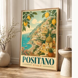 Positano Amalfi Vintage 70s image 1