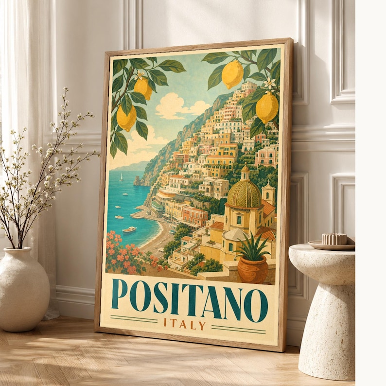 Positano Amalfi Vintage 70s image 1