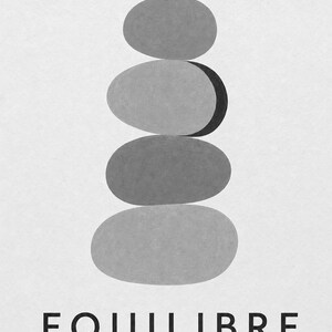 Balance | Abstract Wall Art | Modern Gallery Poster | Minimalist Print | Printed & Shipped image 10