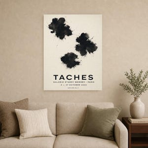 Stains | Abstract Wall Art | Modern Gallery Poster | Minimalist Print | Printed & Shipped image 9