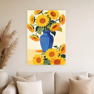 Mediterrane zonnebloemkeukenprint | Dolce Vita Italiaanse Wall Art Print | Eetkamer zomerdecor afbeelding 5