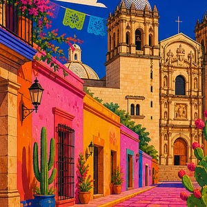 Oaxaca Streets Dopamine image 3