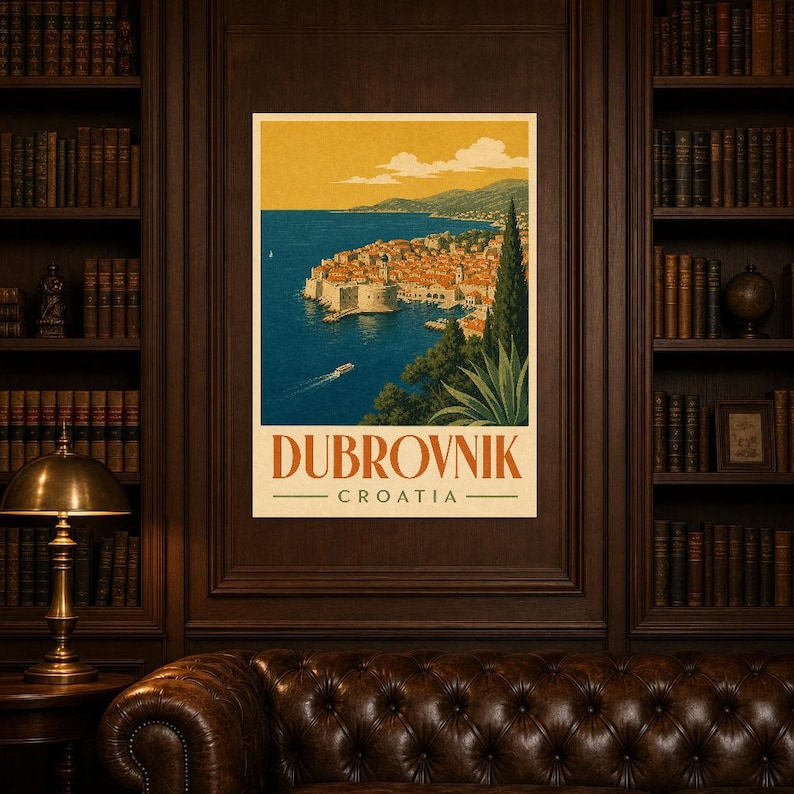 Dubrovnik Walls Vintage 70s image 5
