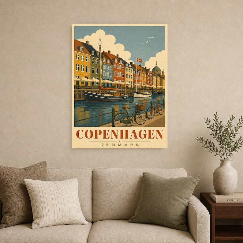 Copenhagen Nyhavn Mid Century image 9
