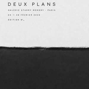 Two Plans | Abstract Wall Art | Modern Gallery Poster | Cobalt and Black Minimalist Print | Printed & Shipped image 10