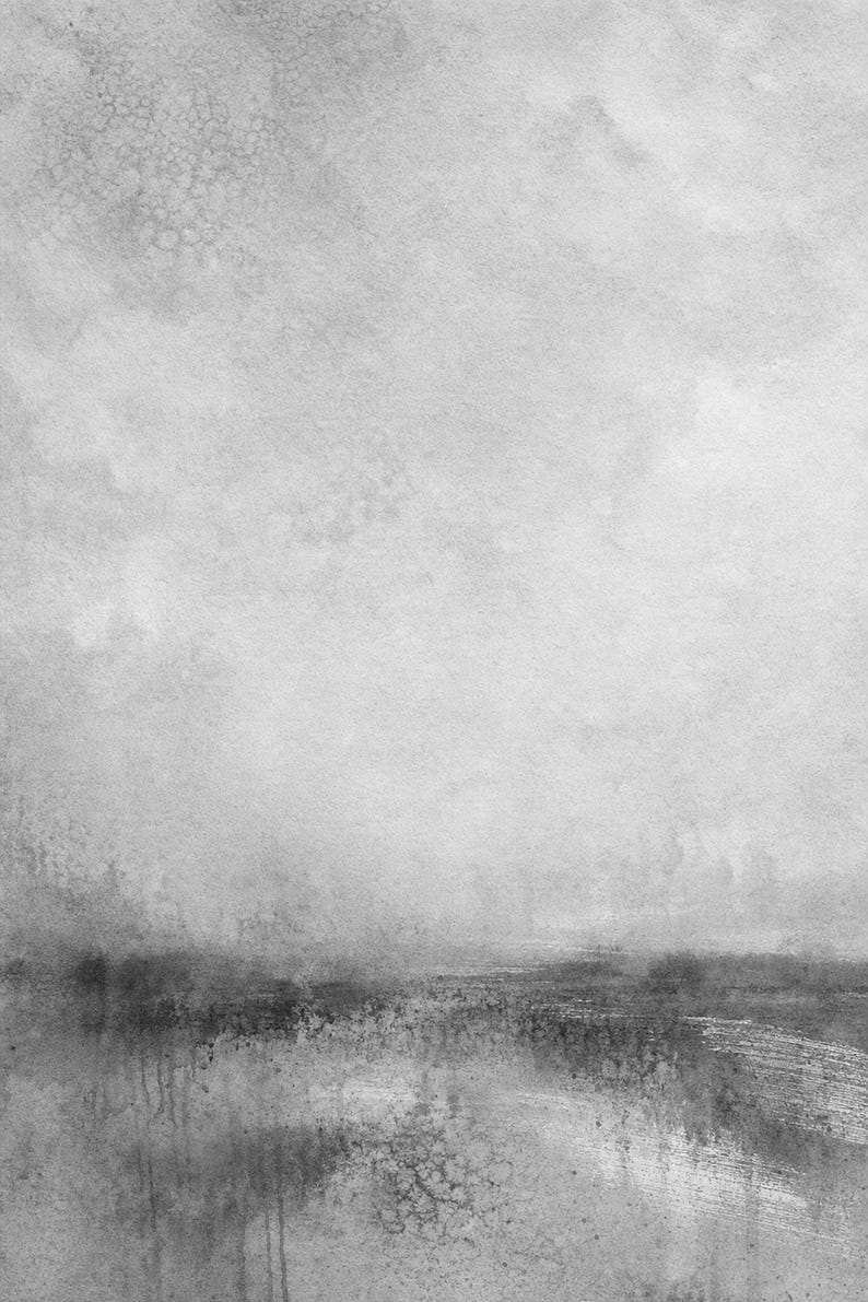 Warm Beige Abstract Wall Art Print | Neutral Color Field Print | Sand Taupe Watercolor Poster | Japandi Minimalist Bedroom Decor image 10