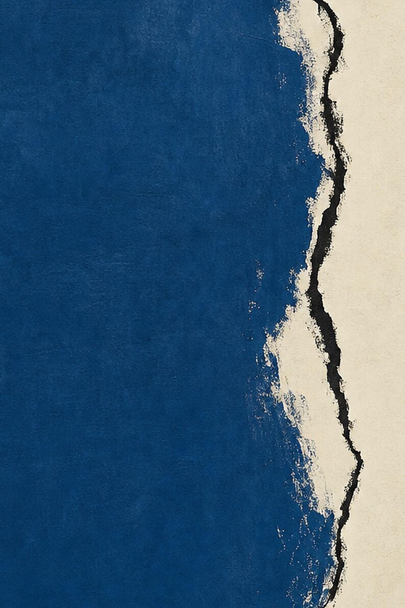 Rift | Abstract Wall Art | Modern Gallery Poster | Minimalist Print | Printed & Shipped image 3
