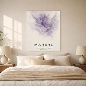 Mármol | Arte abstracto para pared | Póster de galería moderna | Impresión minimalista | Impreso y enviado imagen 6