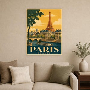 Paris Eiffel Vintage 70s image 9