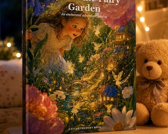 Personalized Fairy Book With Your Child's Name | Custom Enchanted Garden Adventure | Illustrated Magical Keepsake Gift for Girls