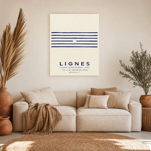 Lines | Abstract Wall Art | Modern Gallery Poster | Minimalist Print | Printed & Shipped image 7