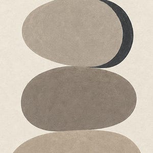 Balance | Abstract Wall Art | Modern Gallery Poster | Minimalist Print | Printed & Shipped image 3