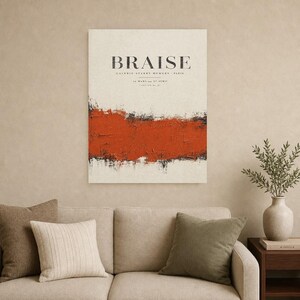 Ember | Abstract Wall Art | Modern Gallery Poster | Minimalist Print | Printed & Shipped image 9