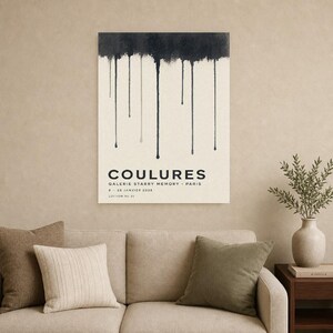 Runs | Abstract Wall Art | Modern Gallery Poster | Minimalist Print | Printed & Shipped image 9