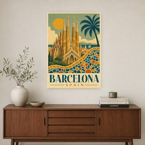 Barcelona Gaudi Vintage image 2