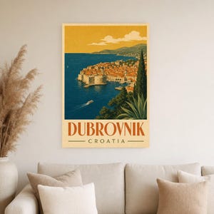 Dubrovnik Walls Vintage 70s image 4