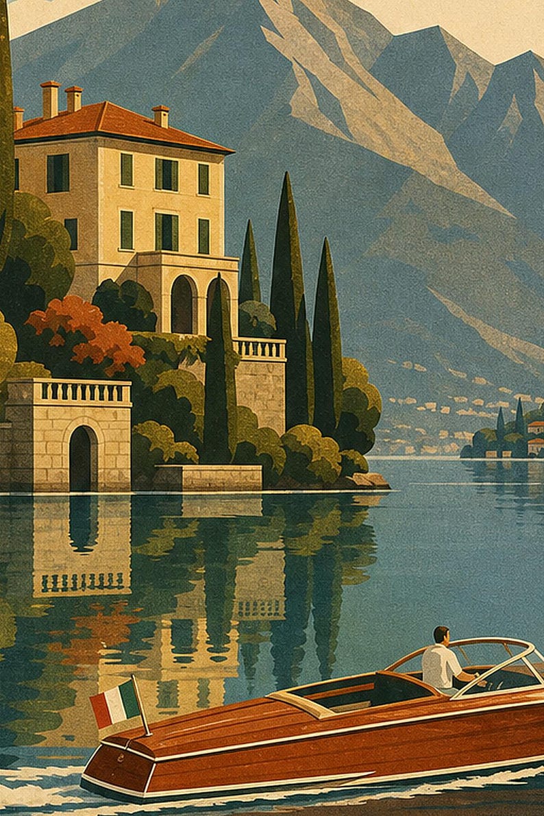 Lago Como mediados de siglo imagen 2