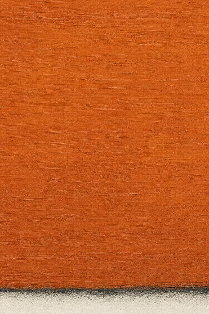 Rost | Abstrakte Wandkunst | Modernes Galerieposter | Minimalistischer Druck | Gedruckt & Versand Bild 3