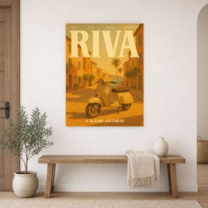 Riva Retro Poster | Vintage 70s Wall Art Print | Aesthetic Magazine Print | Mid Century Retro Decor Gift image 16