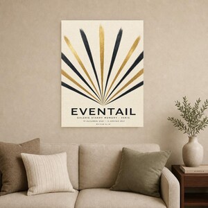 Fan | Abstract Wall Art | Modern Gallery Poster | Minimalist Print | Printed & Shipped image 9