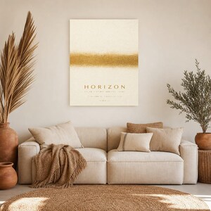Horizon | Abstract Wall Art | Modern Gallery Poster | Minimalist Print | Printed & Shipped image 7