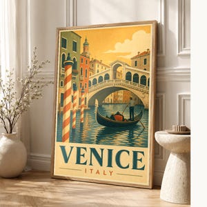 Venice Gondola Vintage 70s image 1