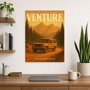 Venture Retro Poster | Vintage 70s Wall Art Print | Aesthetic Magazine Print | Mid Century Retro Decor Gift image 10