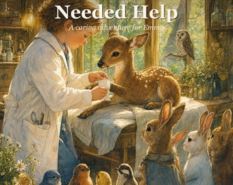 Personalized Vet Book With Your Child's Name | Custom Animal Doctor Rescue Adventure | Illustrated Keepsake Gift for Animal Lovers