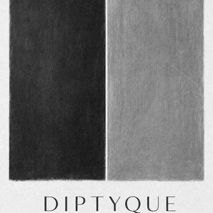 Díptico | Arte abstracto para pared | Póster de galería moderna | Impresión minimalista | Impreso y enviado imagen 10