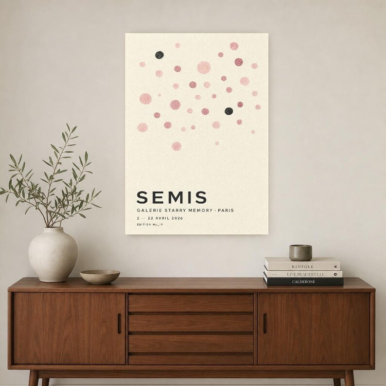 Sowing | Abstract Wall Art | Modern Gallery Poster | Minimalist Print | Printed & Shipped image 2