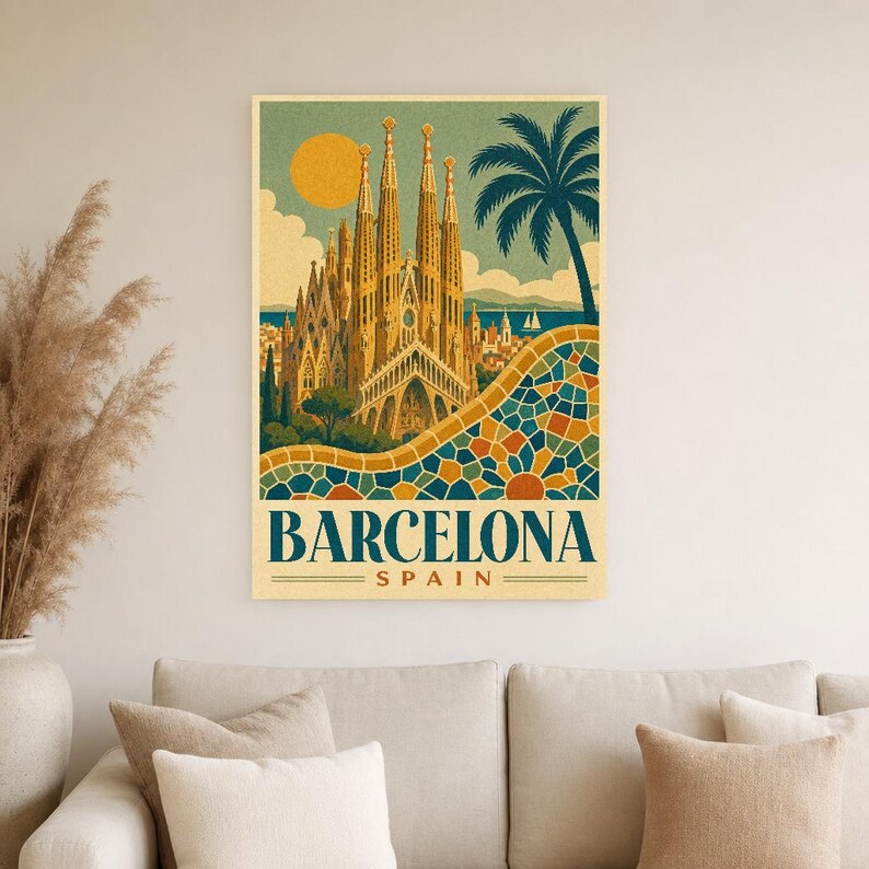 Barcelona Gaudi Vintage image 4