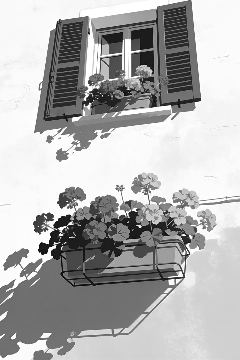 Mediterraner Fenster-Küchendruck | Dolce Vita Italienischer Wandkunstdruck | Esszimmer-Sommerdekoration Bild 17