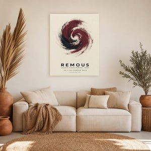 Swirls | Abstract Wall Art | Modern Gallery Poster | Minimalist Print | Printed & Shipped image 7