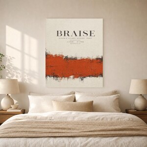 Ember | Abstract Wall Art | Modern Gallery Poster | Minimalist Print | Printed & Shipped image 6
