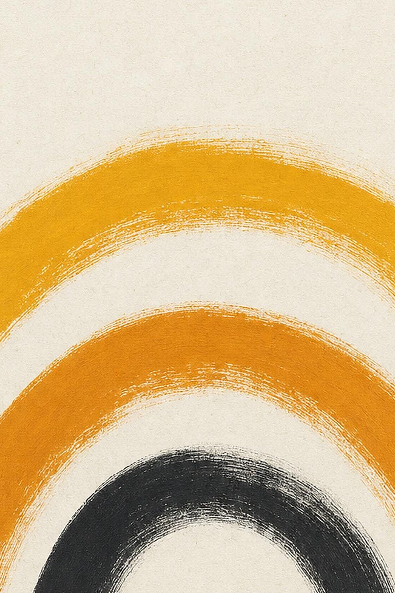 Fiocchi | Arte astratta da parete | Poster moderno da galleria | Stampa minimalista | Stampato e spedito immagine 3