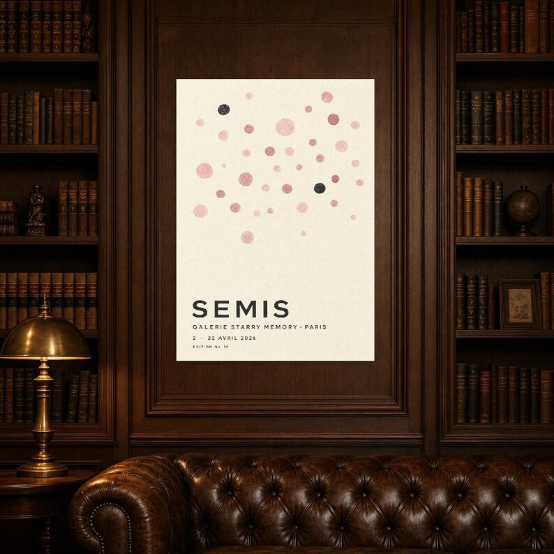 Sowing | Abstract Wall Art | Modern Gallery Poster | Minimalist Print | Printed & Shipped image 5