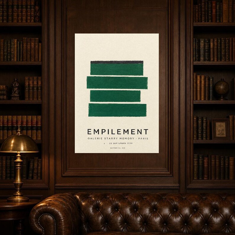 Stacking | Abstract Wall Art | Modern Gallery Poster | Minimalist Print | Printed & Shipped image 5