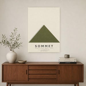 Summit | Arte astratta da parete | Poster moderno da galleria | Stampa minimalista | Stampato e spedito immagine 2