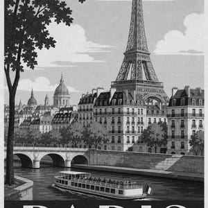 Paris Eiffel Vintage 70s image 10