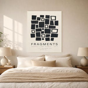 Fragments | Abstract Wall Art | Modern Gallery Poster | Minimalist Print | Printed & Shipped image 6