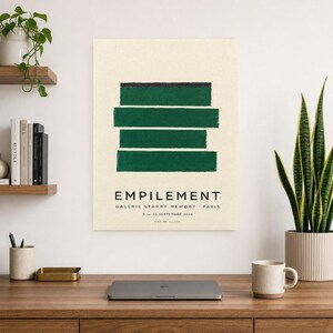 Stacking | Abstract Wall Art | Modern Gallery Poster | Minimalist Print | Printed & Shipped image 8