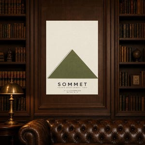 Summit | Arte astratta da parete | Poster moderno da galleria | Stampa minimalista | Stampato e spedito immagine 5
