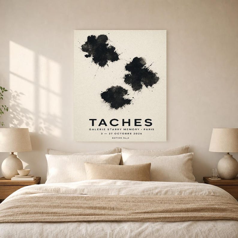 Stains | Abstract Wall Art | Modern Gallery Poster | Minimalist Print | Printed & Shipped image 6