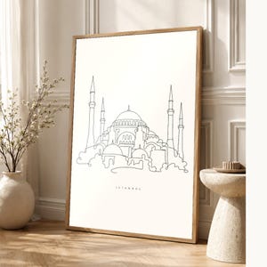 Línea minimalista de Estambul imagen 1