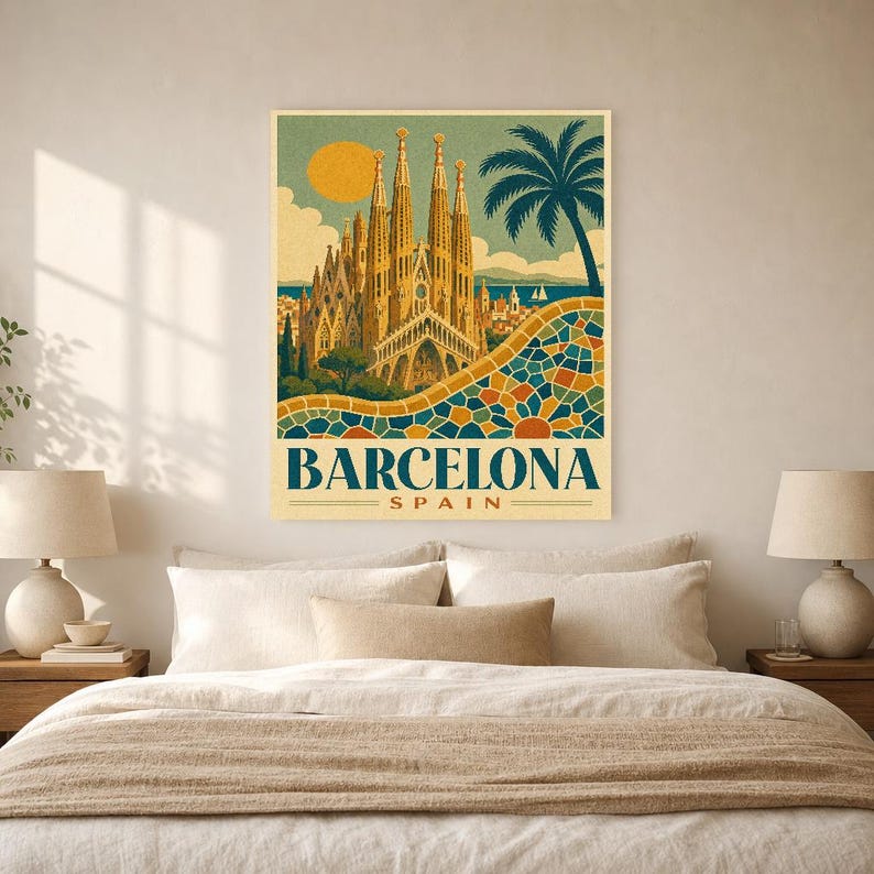 Barcelona Gaudi Vintage image 6